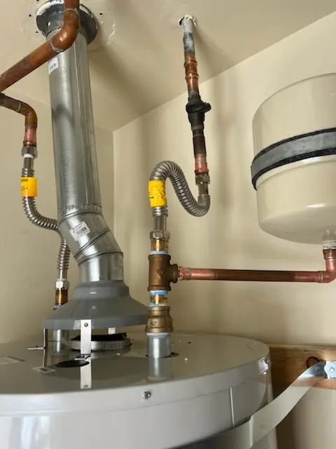 Water heater installation and plumbing repair in Alpine